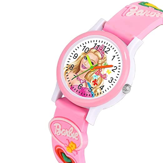 RONT White Dial Princess Love Series Analog Girls Watch - Elegant Birthday Gift for Girls, Party Favor, Return Gift (Pink) | Perfect for Special Occasions, School Events & Daily Wear