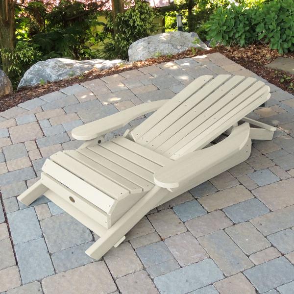 King Hamilton Folding & Reclining Adirondack Outdoor Chair - Patio, Lawn, Garden & Poolside Relaxation - Weather-Resistant Comfort for Backyard, Deck & Camping
