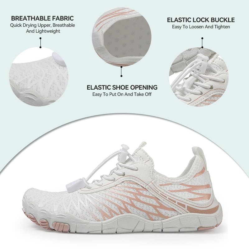 Kids Water Shoes for Girls & Boys - Barefoot Swim Shoes for Pool, Beach, and Outdoor Adventures - Essential Gear for Toddlers and Big Kids