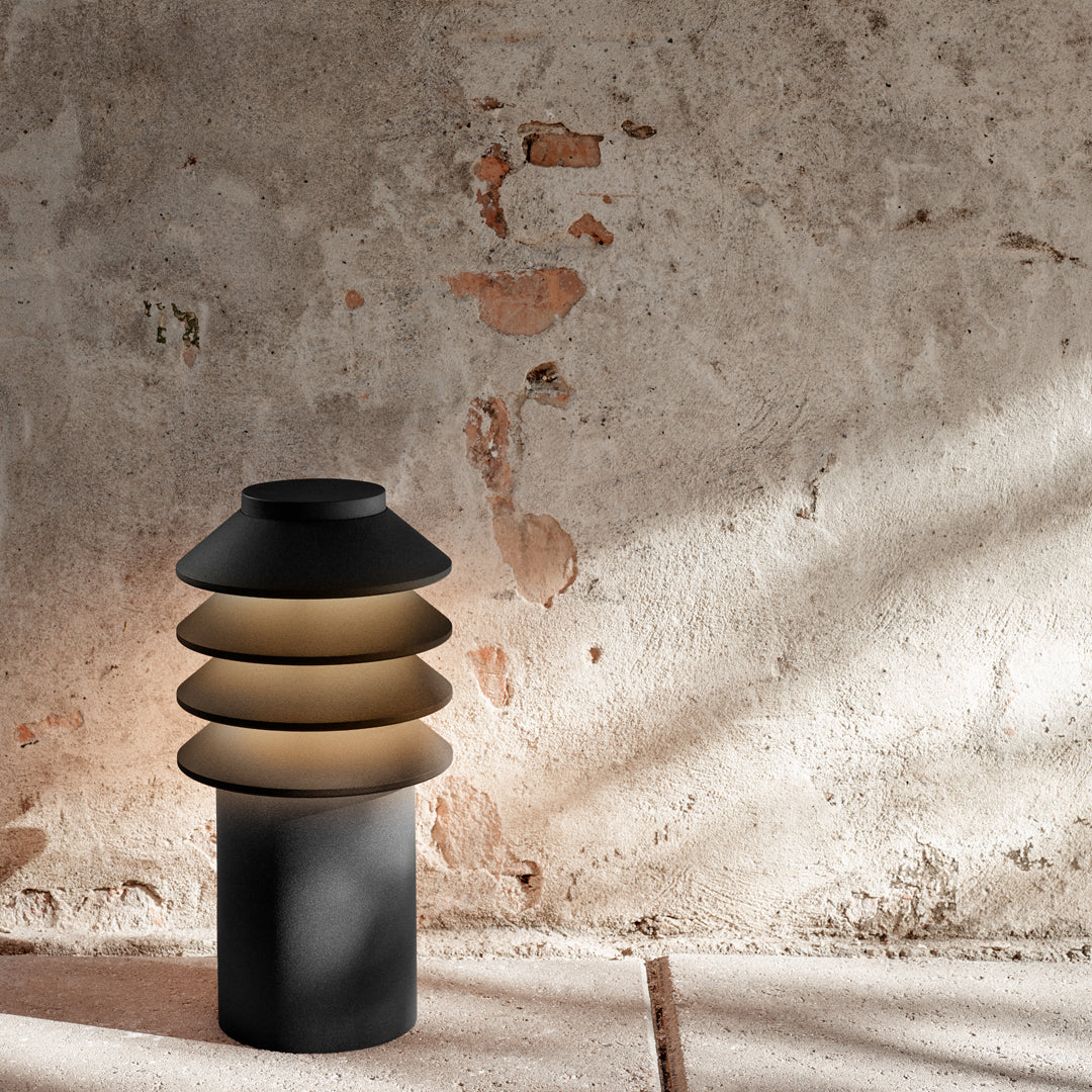 Bysted Outdoor Garden Bollard Light - Durable Solar LED Landscape Lighting for Pathways, Driveways, and Yards | Perfect for Home, Patio, and Commercial Use