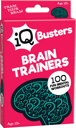 IQ Busters Brain Training Games - Improve Memory & Focus for Kids & Adults | Fun Educational Puzzles for Family Game Night & Classroom Activities