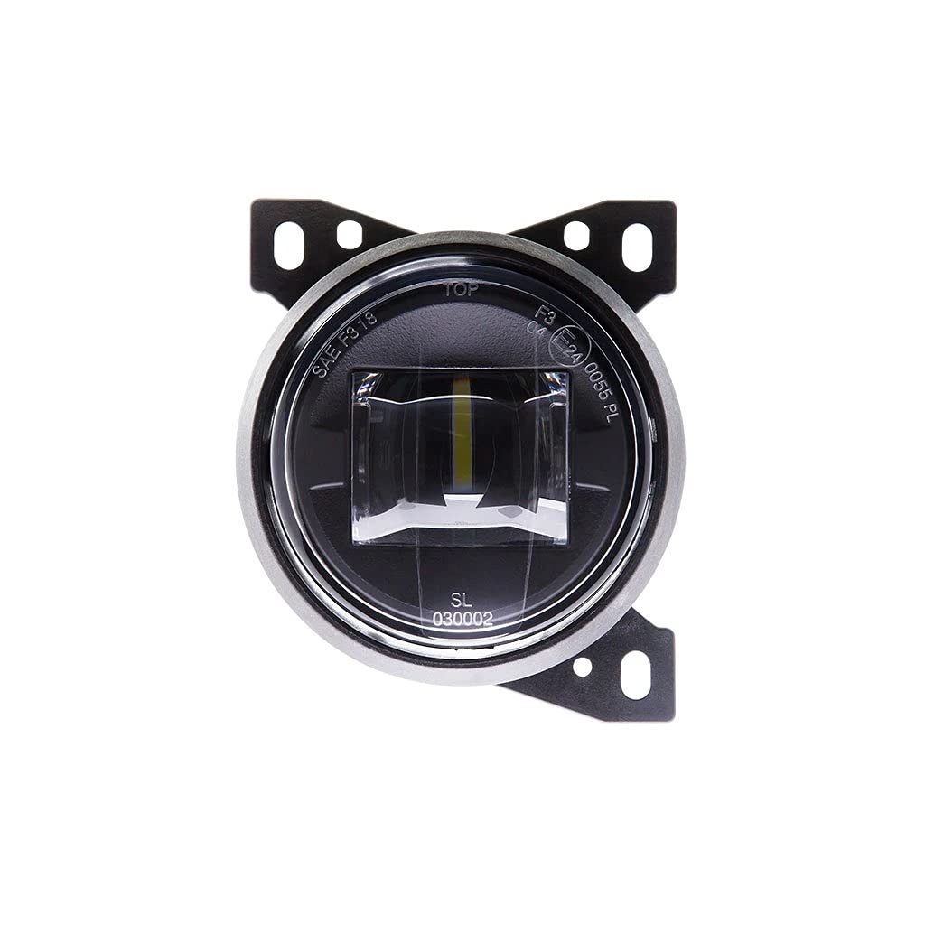 Black Fog LED Lights Compatible with Kenworth T660 Truck (Part #F235541) - Durable Replacement for Enhanced Visibility in Low Light & Foggy Conditions
