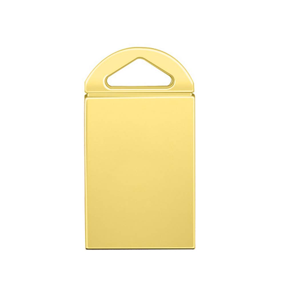 High-Speed USB 3.0 Flash Drive 8GB 16GB 32GB 64GB - Waterproof Metal USB Memory Stick with Gold Finish | Perfect for Data Storage, File Transfer, School & Office Use