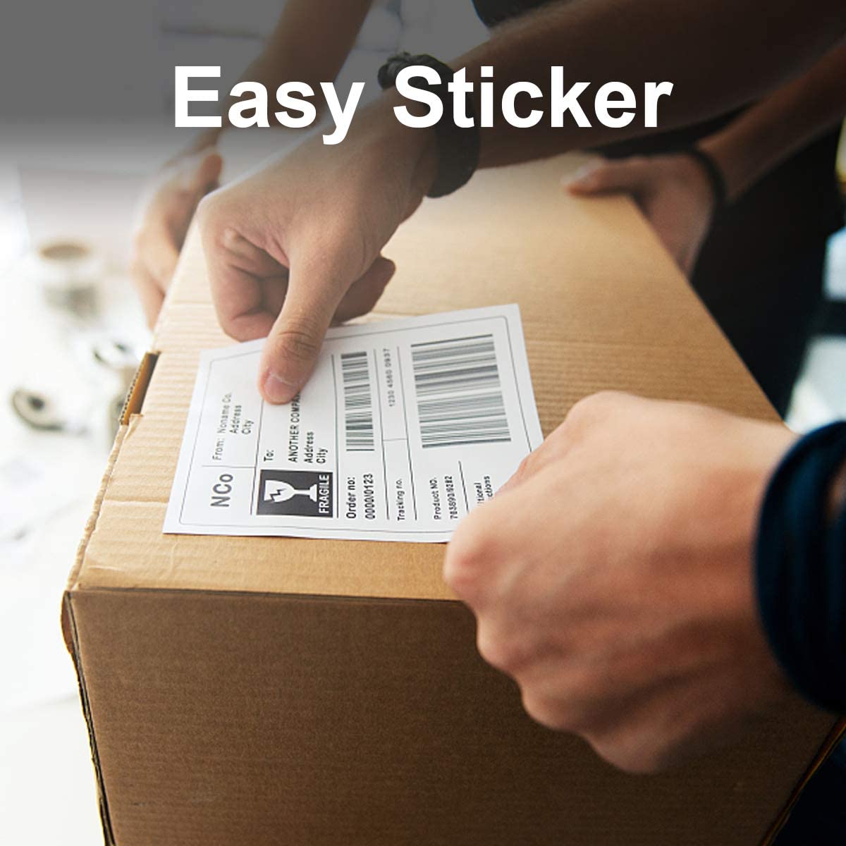 4x6 Thermal Labels Roll - 500 Sheets for Shipping, Barcode & Inventory Labels - Compatible with Zebra, Dymo & Thermal Printers - Perfect for E-commerce, Warehousing & Logistics