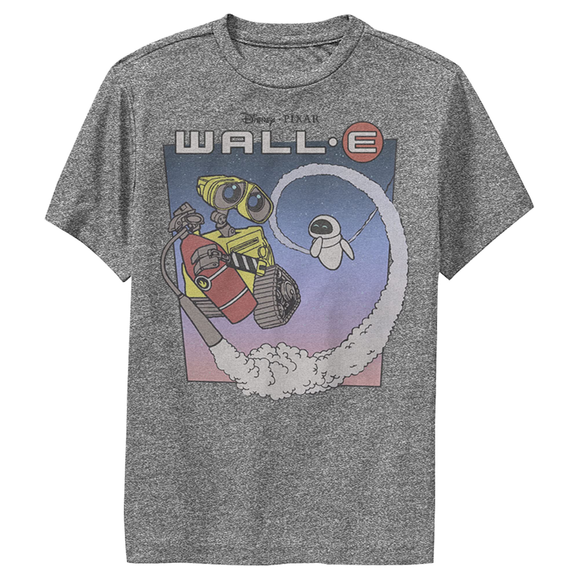 Boys Wall-E Journey Into Space Graphic T-Shirt - Cute Disney Pixar Movie Character Tee for Kids - Perfect for School, Playdates & Birthday Parties