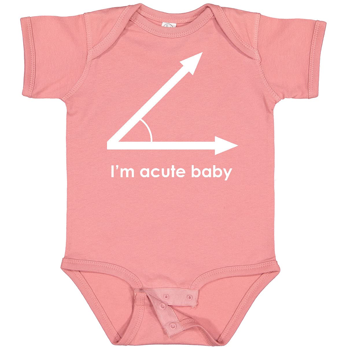 Inktastic Acute Baby White Bodysuit - Soft Cotton Infant Onesie for Newborns & Toddlers - Perfect for Everyday Wear, Playdates & Photo Shoots