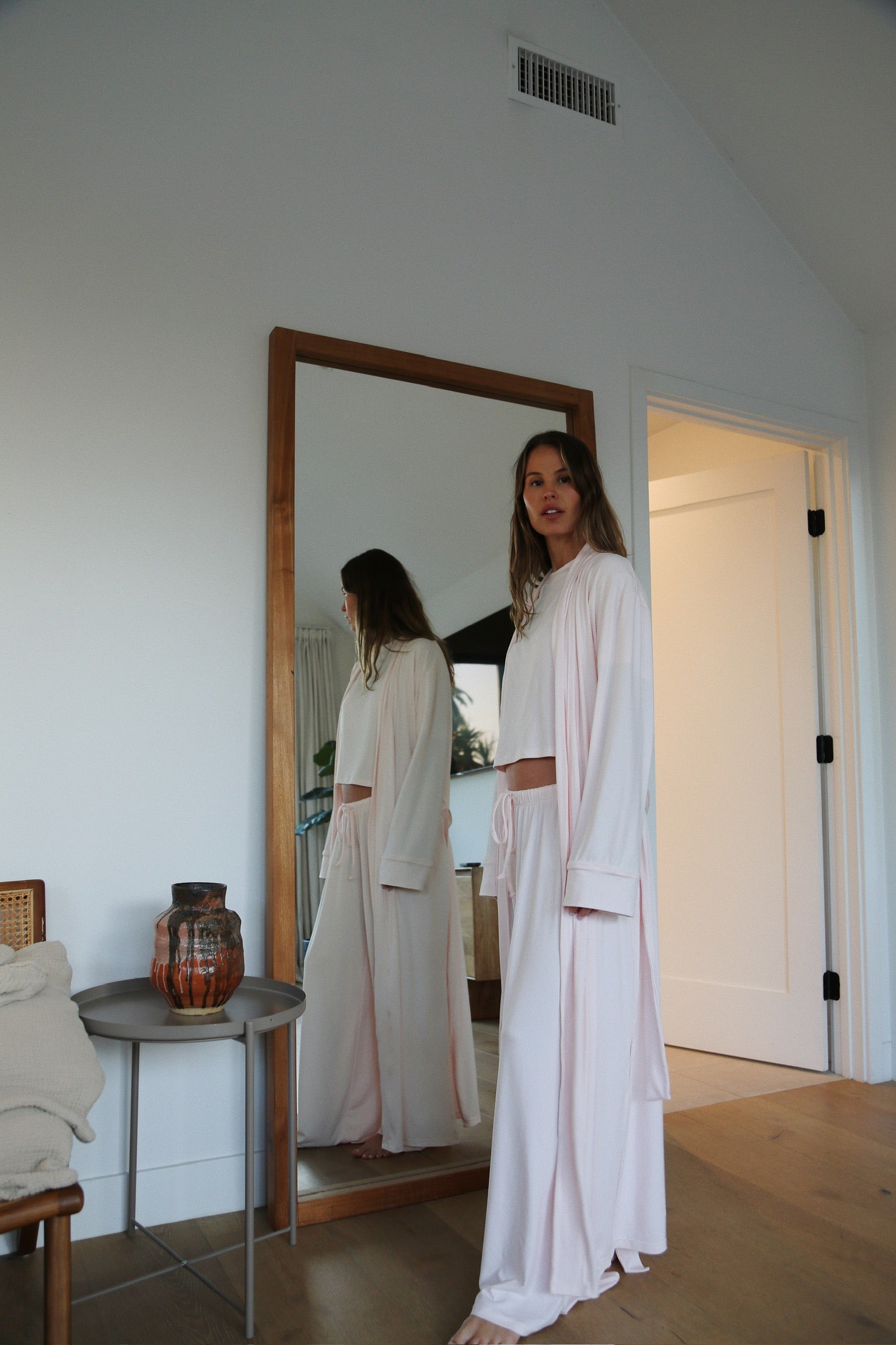 Cloud Robe - Soft & Cozy Women's Loungewear in Ice Pink | Perfect for Relaxing at Home, Spa Days & Self-Care Evenings