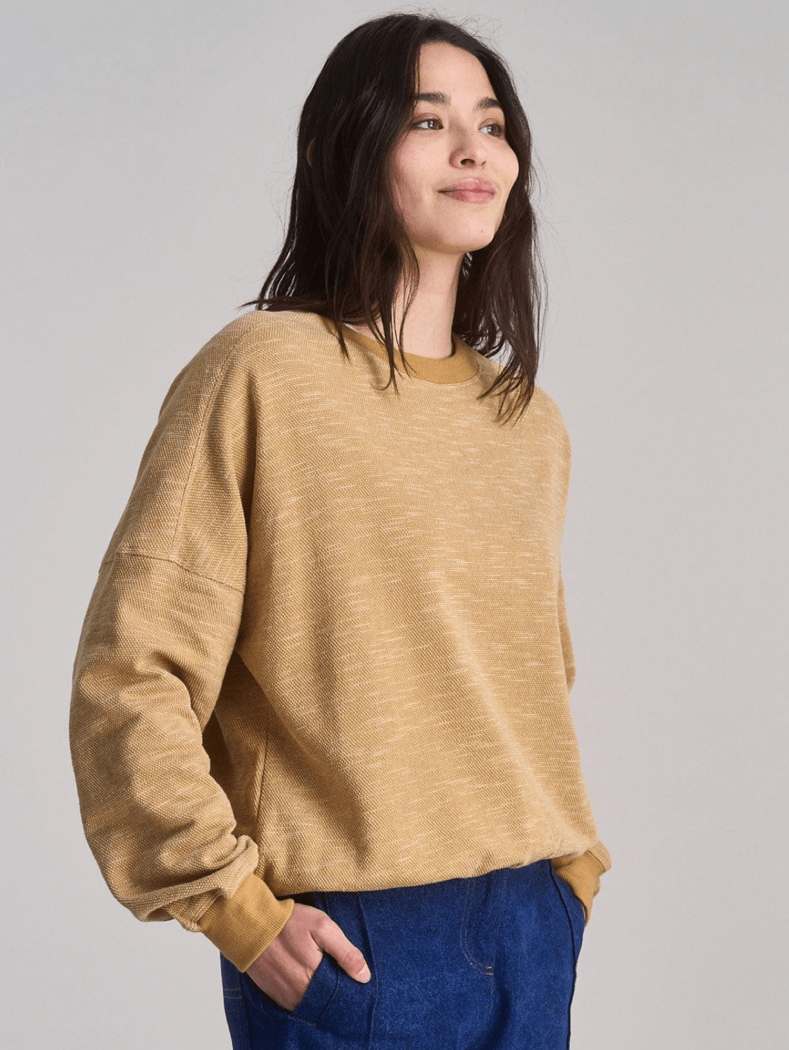 Organic Cotton Women's Sweatshirt - Soft Pullover Hoodie for Casual Wear | Eco-Friendly Comfort | Perfect for Lounge, Yoga & Outdoor Activities