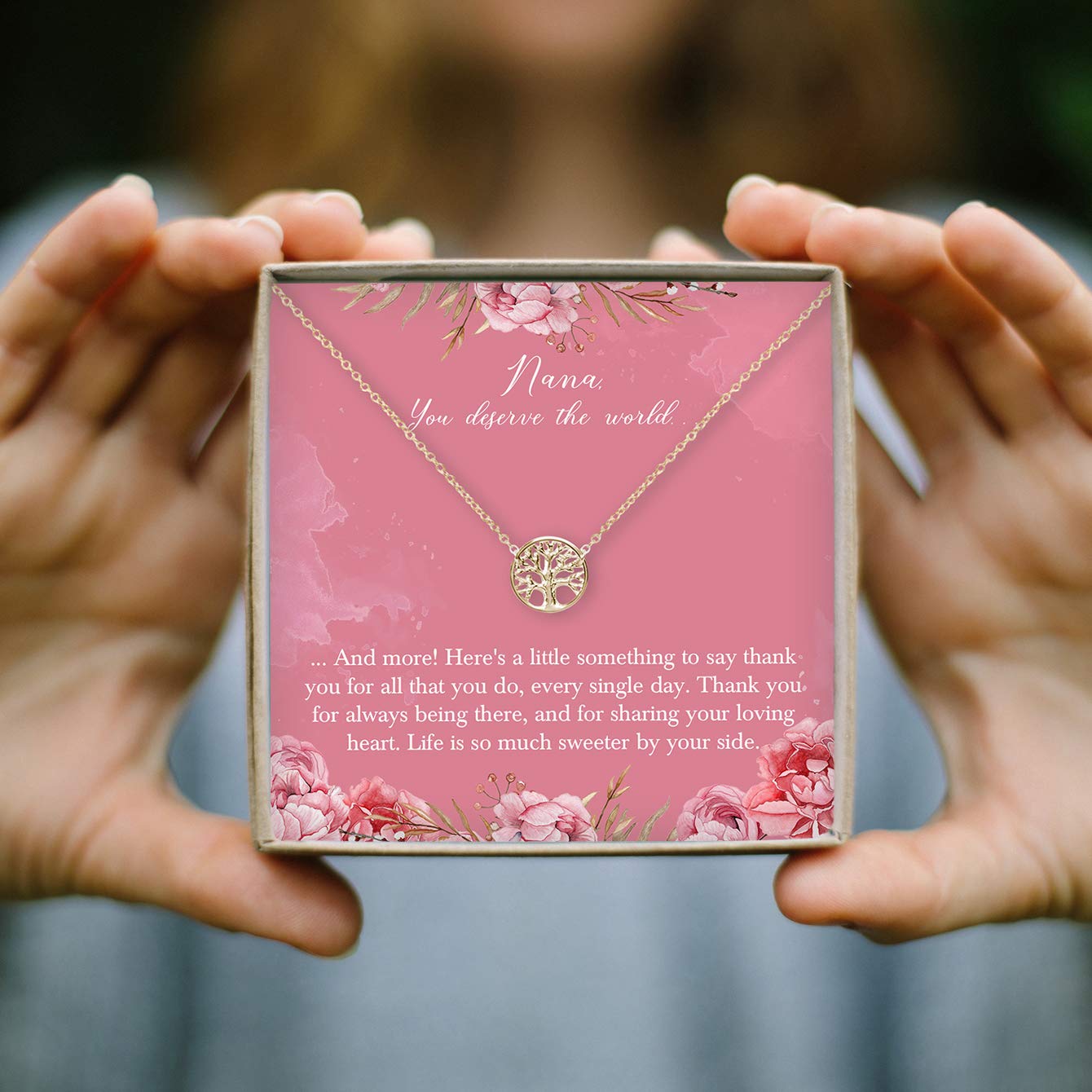 Nana Necklace - Elegant Heart Pendant Jewelry Gift for Birthday, Christmas, Anniversary & Special Occasions | Perfect for Women, Mom, Wife & Loved Ones