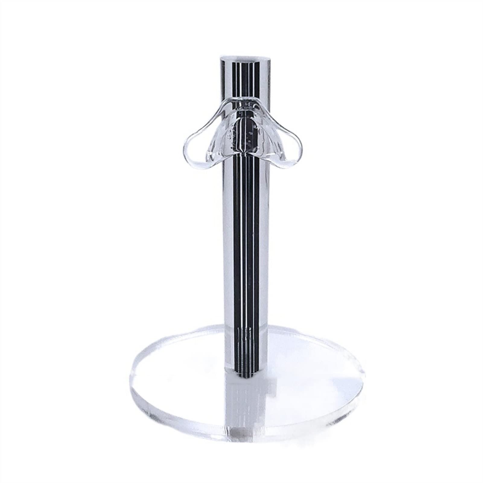 Acrylic Black Sunglasses Stand Holder - Eyeglasses Display Rack & Jewelry Organizer for 1 Pair - Perfect for Retail Stores, Home Decor, and Fashion Accessories Showcase