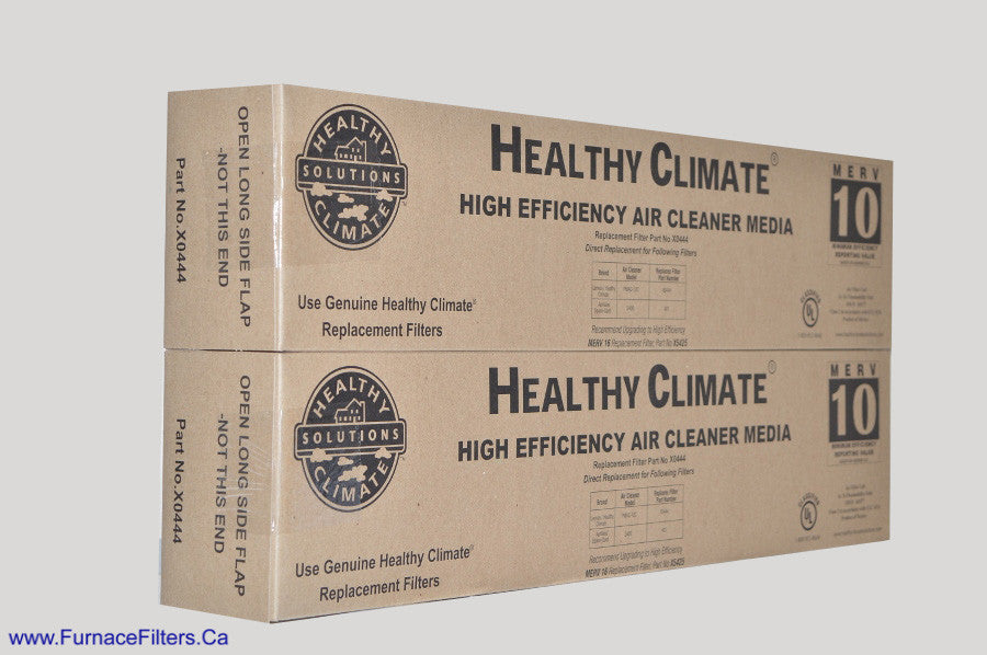 Lennox X0444 Healthy Climate MERV 10 Furnace Air Filter - 2 Pack for PMAC 12C - Improves Indoor Air Quality & Reduces Dust, Pollen, Pet Dander - Perfect for Homes with Allergies or Pets