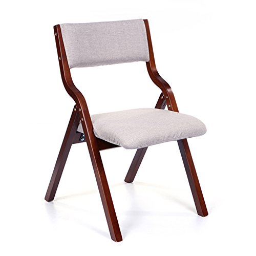Modern Minimalist Nordic Wooden Folding Chair - Leisure, Dining & Desk Chair for Home - Scandinavian Style (Color: B3) - Perfect for Small Spaces, Apartments & Outdoor Use