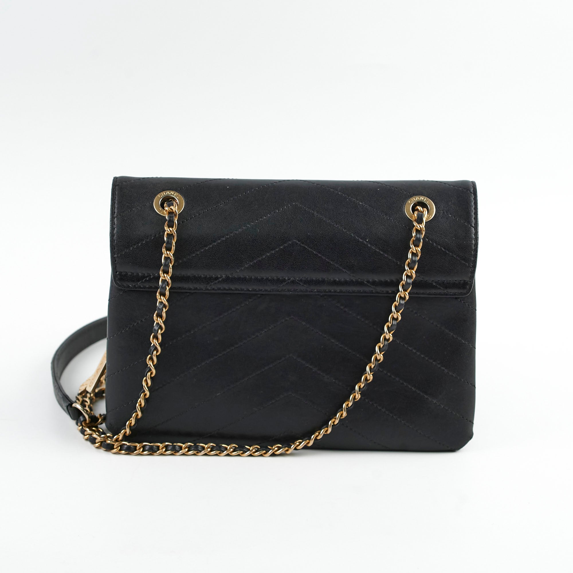Chanel Chevron Black Shoulder Bag - Classic Flap Bag Series 25 for Women | Luxury Designer Handbag for Evening Parties, Work & Daily Use