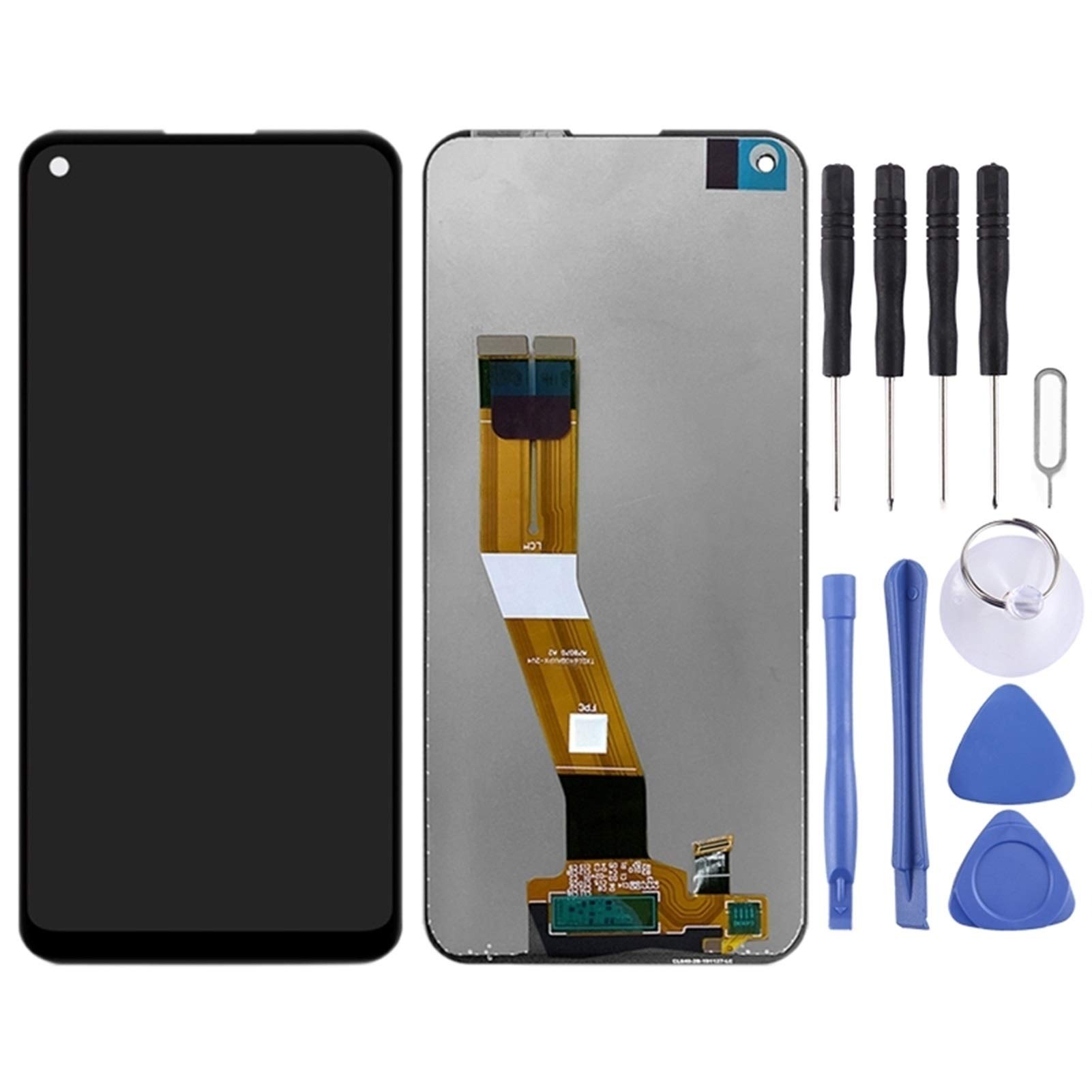 Original Samsung Galaxy M11 LCD Screen & Digitizer Assembly - Full Touch Screen Replacement with Frame - Compatible with SM-M115F/DS - DIY Repair Kit for Cracked/Broken Display - Perfect for Home, Office & Travel Phone Repairs