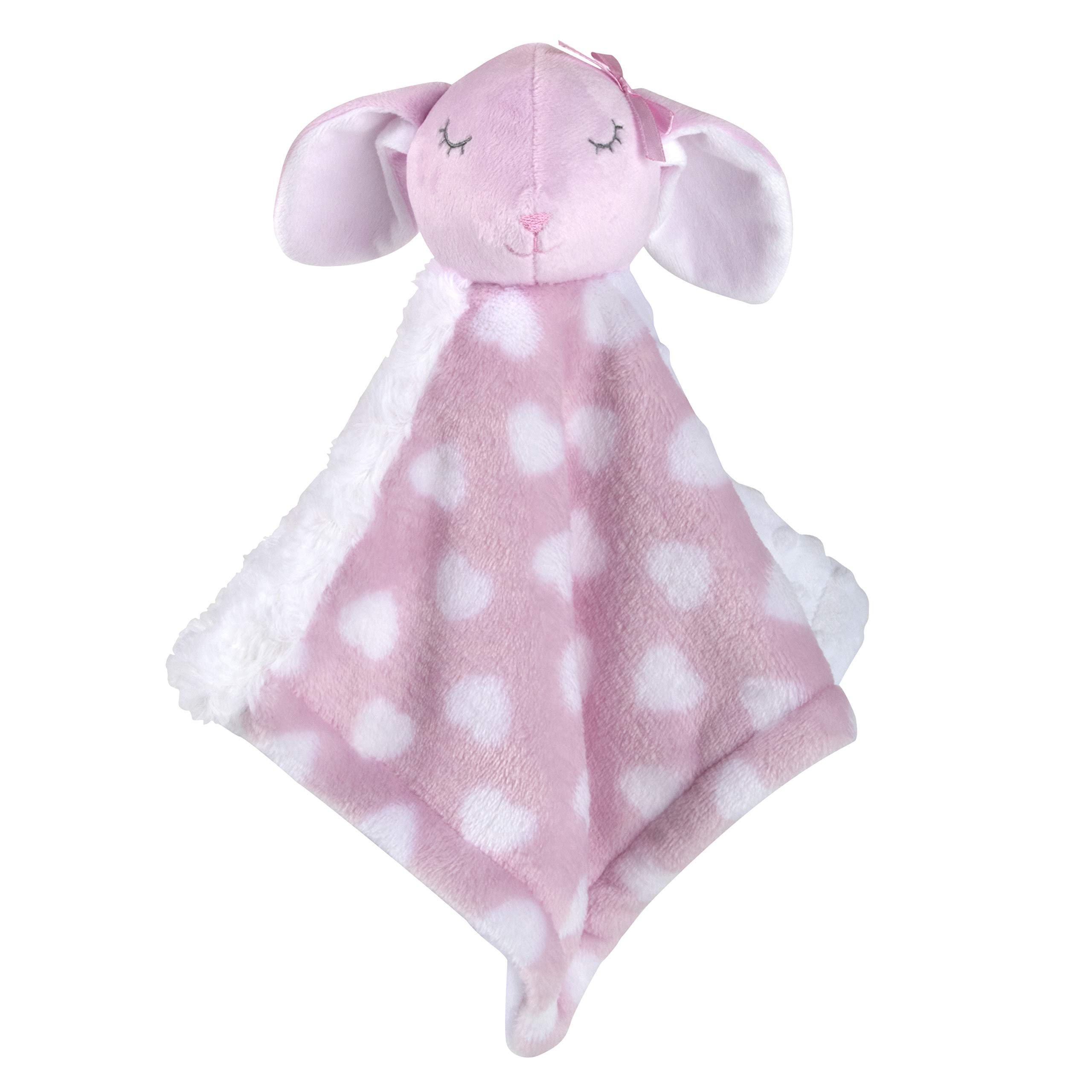Pink Bunny Baby Blanket & Stuffed Animal Set for Boys & Girls - Nursery & Travel Essentials