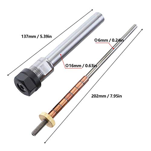 Premium Pen Turning Mandrel for Woodworking - High-Quality Lathe Accessory with Straight Shank | Perfect for DIY Pen Making & Woodturning Projects