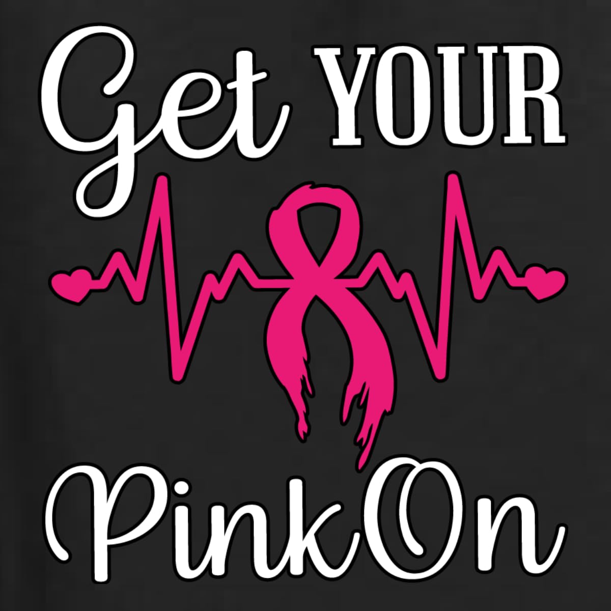 Wild Bobby Pink Ribbon Sunflower Zip Up Hoodie - Breast Cancer Awareness & Faith Design - Front & Back Zipper - Cozy Sweatshirt for Women - Perfect for Fundraisers, Walks & Everyday Wear