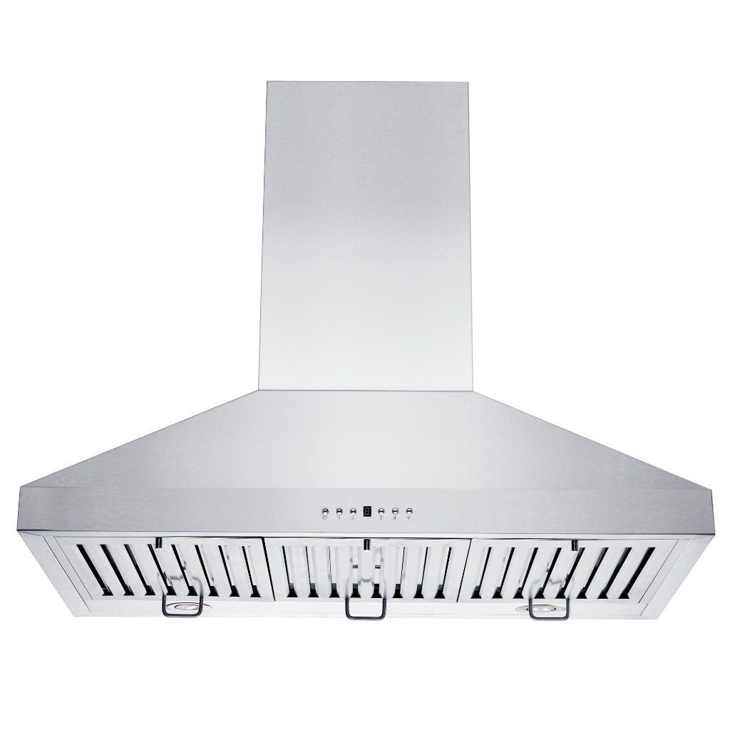 ZLINE KL3 Stainless Steel Convertible Wall Mount Range Hood - 36 Inch, 900 CFM, 3-Speed Fan - Perfect for Kitchen Ventilation & Smoke Removal in Home Cooking