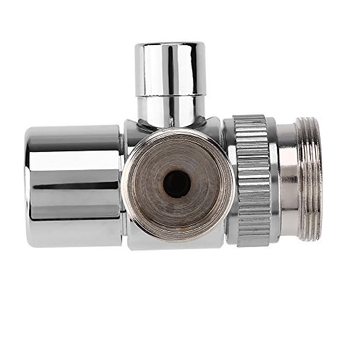 Kitchen & Bathroom Sink Valve Diverter Faucet Splitter - M24 Faucet to Hose Adapter Replacement Part | Perfect for Outdoor Watering, Pet Washing & Garden Hose Connections