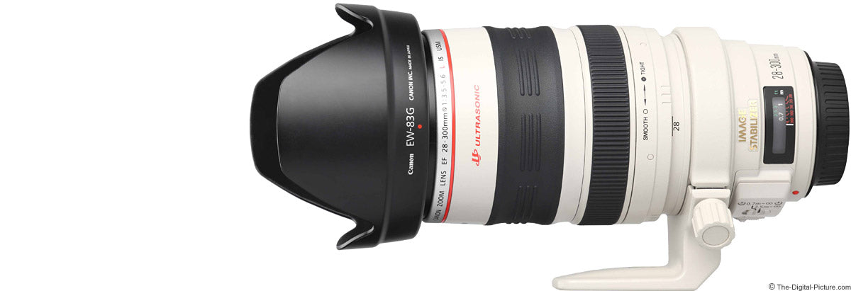 Canon EF 28-300mm f/3.5-5.6L IS USM Telephoto Zoom Lens for DSLR Cameras - Professional Photography, Travel & Sports Shooting (USA Version)