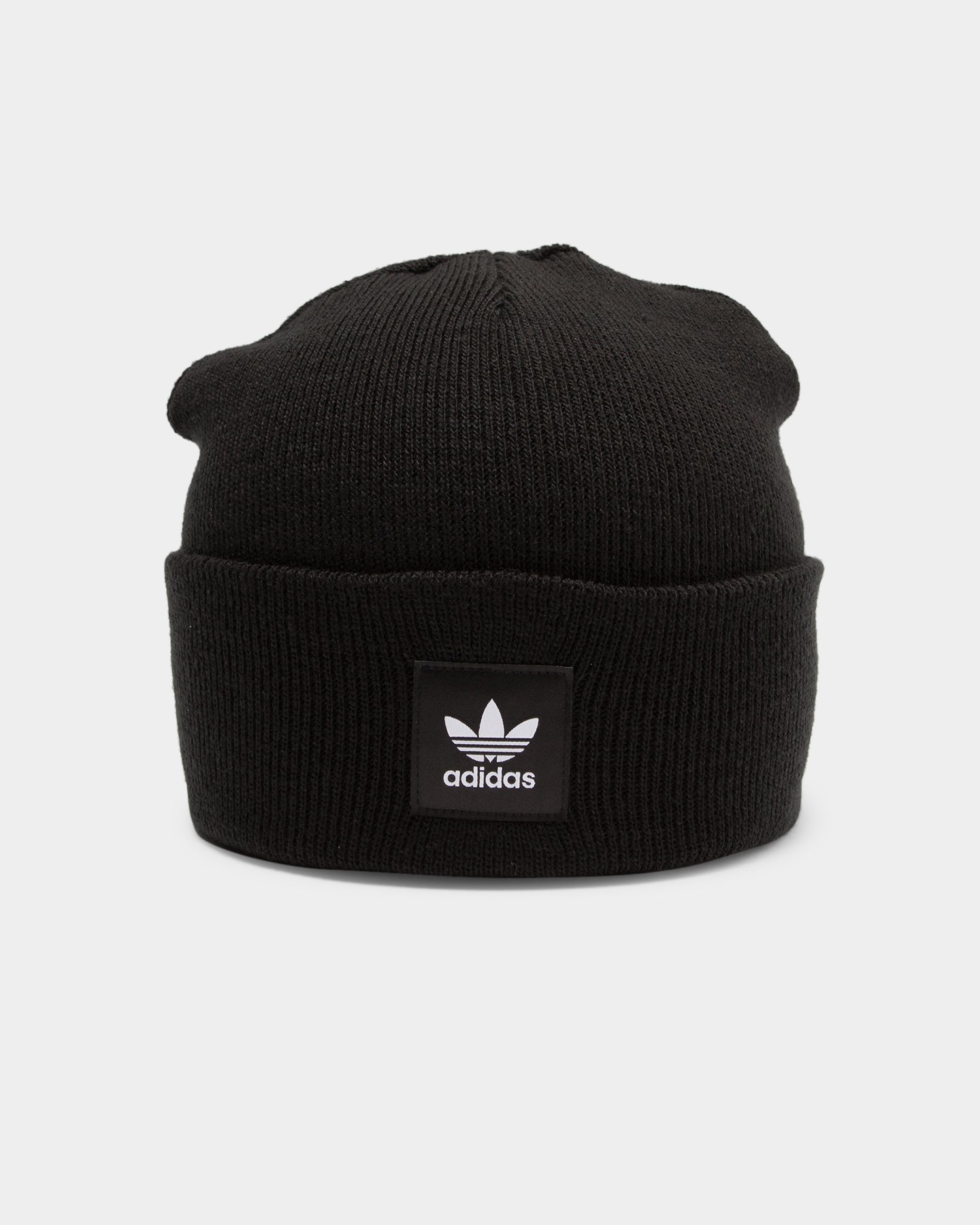 Adidas AC Cuff Knit Beanie - Black Winter Hat for Men & Women | Warm Fleece-Lined Skull Cap for Running, Skiing & Outdoor Activities