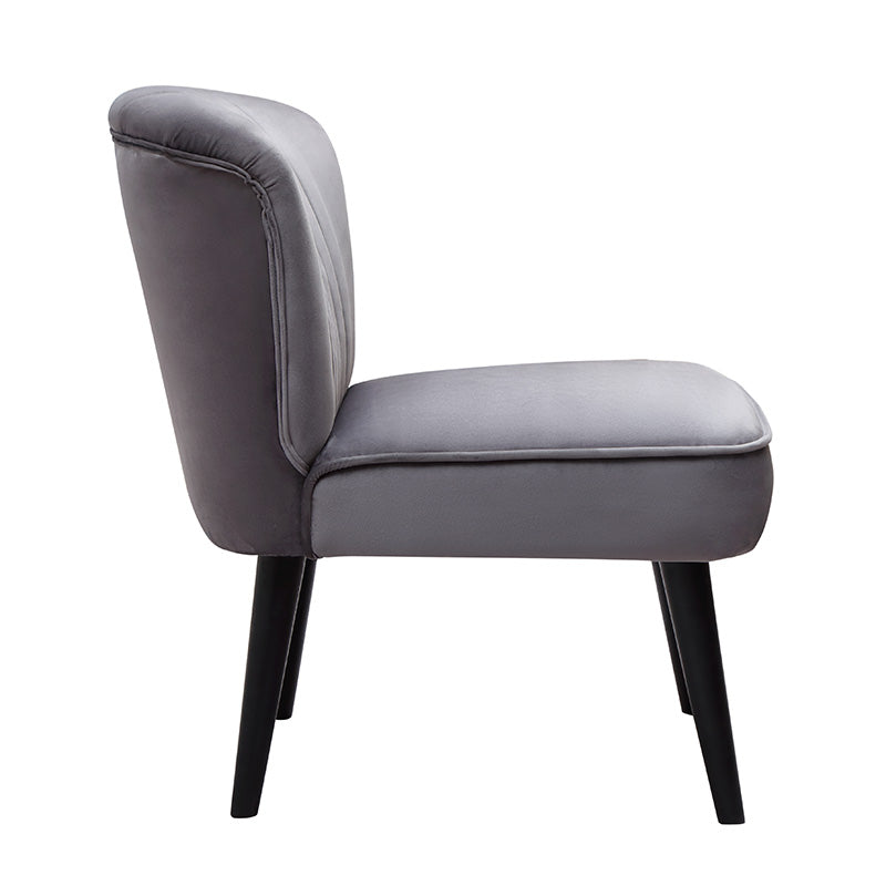 SIGO Modern Lounge Chair - Grey Accent Chair for Living Room, Bedroom, or Office - Comfortable Reading Chair with Soft Cushions - Perfect for Relaxing, Napping & Decorating Your Space