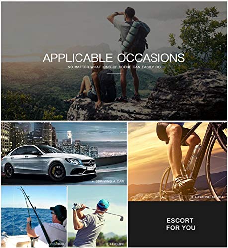Men's Polarized Aviator Sunglasses for Sports & Driving - Lightweight Metal Frame, UV Protection, Anti-Glare (Silver) - Perfect for Running, Cycling, Golf & Outdoor Activities