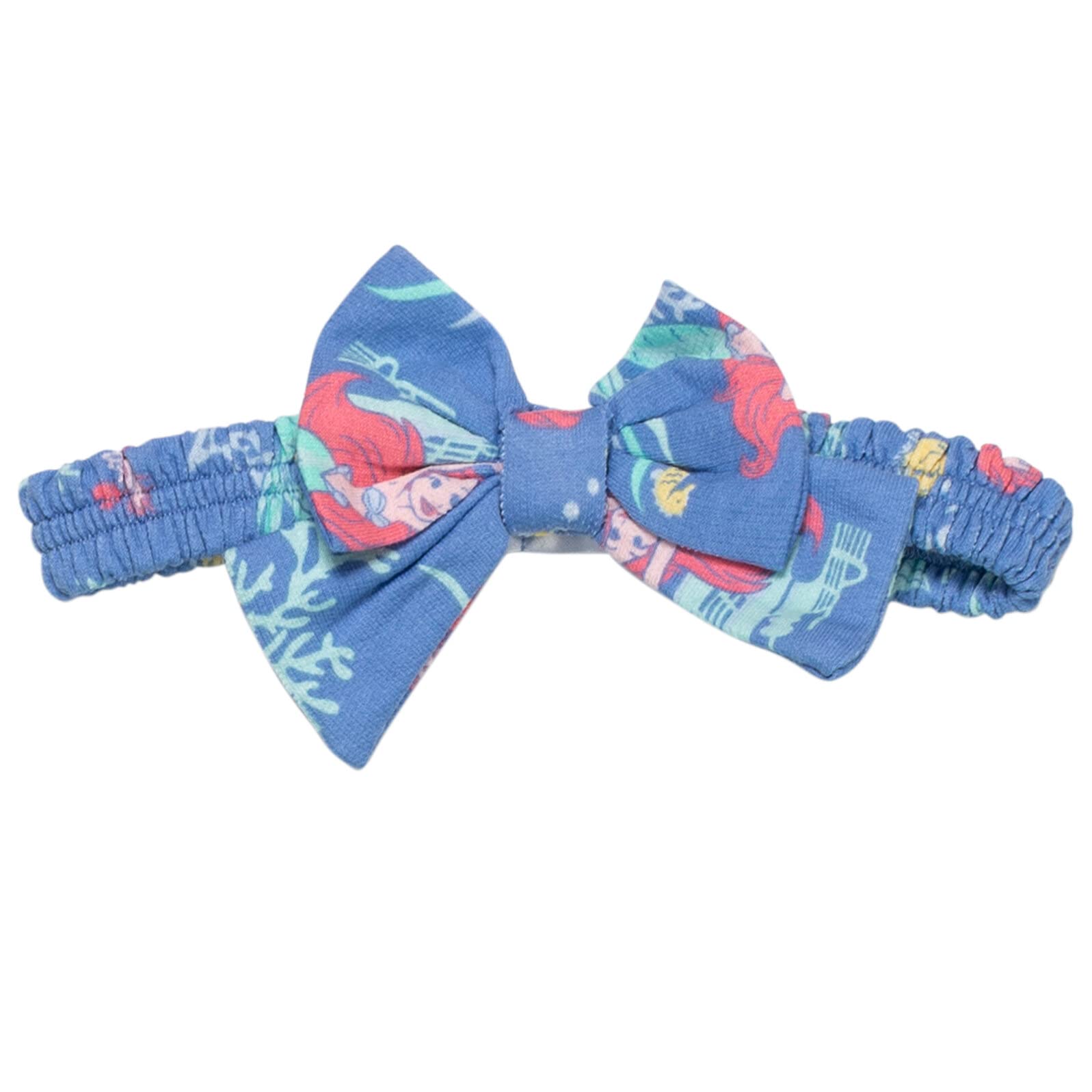 Disney Princess Ariel Belle Tiana Baby Girls 3-Piece Outfit Set - Bodysuit, Bubble Shorts & Headband for Newborn to Infant | Perfect for Birthday Parties, Photo Shoots & Special Occasions