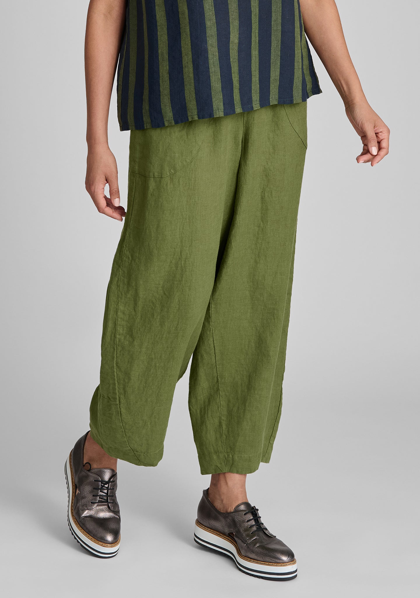 Seamly Linen Pants for Women - Comfortable High-Waisted Wide Leg Trousers | Perfect for Summer, Beach, Office & Casual Wear