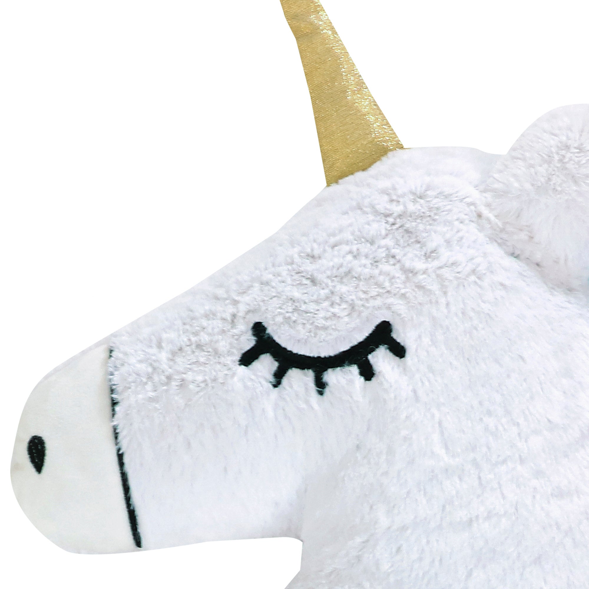 Chantal Soft Plush Unicorn Shaped Pillow for Kids & Teens - Cute Decorative Bedroom Accessory for Girls Room, Sleep Aid & Cozy Lounge Companion