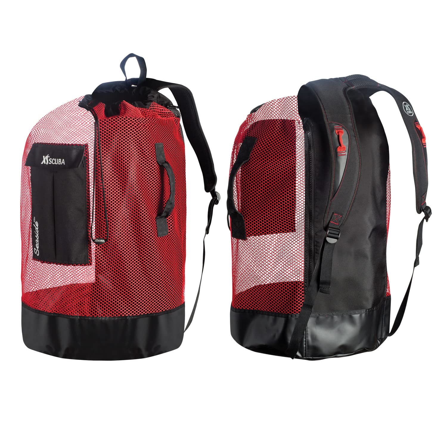 XS Scuba Seaside Elite Mesh Backpack - Lightweight Waterproof Scuba Diving Gear Bag for Travel & Beach - Perfect for Snorkeling, Swimming, and Outdoor Adventures