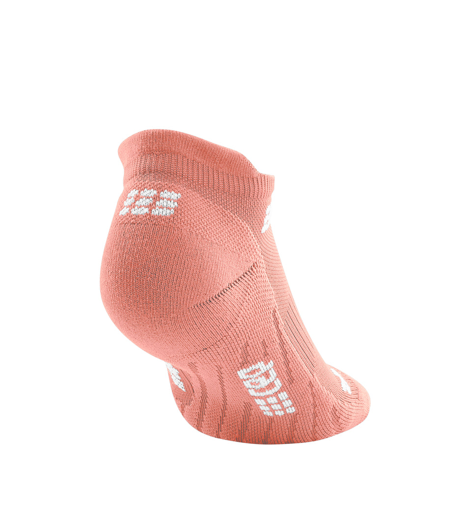 CEP Women's No Show Running Socks V4 - Breathable Athletic Socks for Jogging & Workouts (Rose WP26AR) | Perfect for Gym, Marathon Training & Everyday Wear