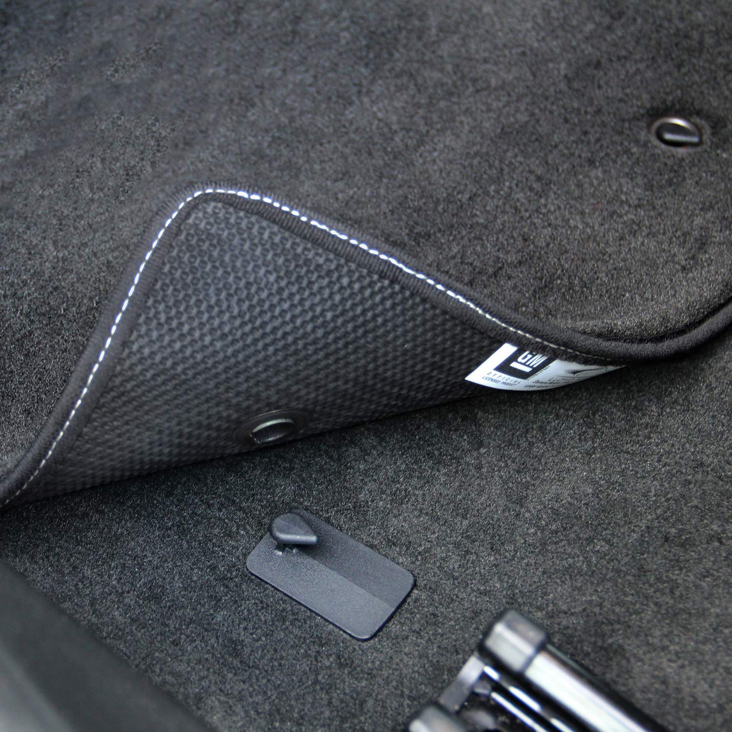 Premium Custom-Fit Carpeted Floor Mats for 2010-2015 Chevy Camaro - Luxury Car Floor Liners (Charcoal, Front Set) | All-Weather Protection & Enhanced Interior Style