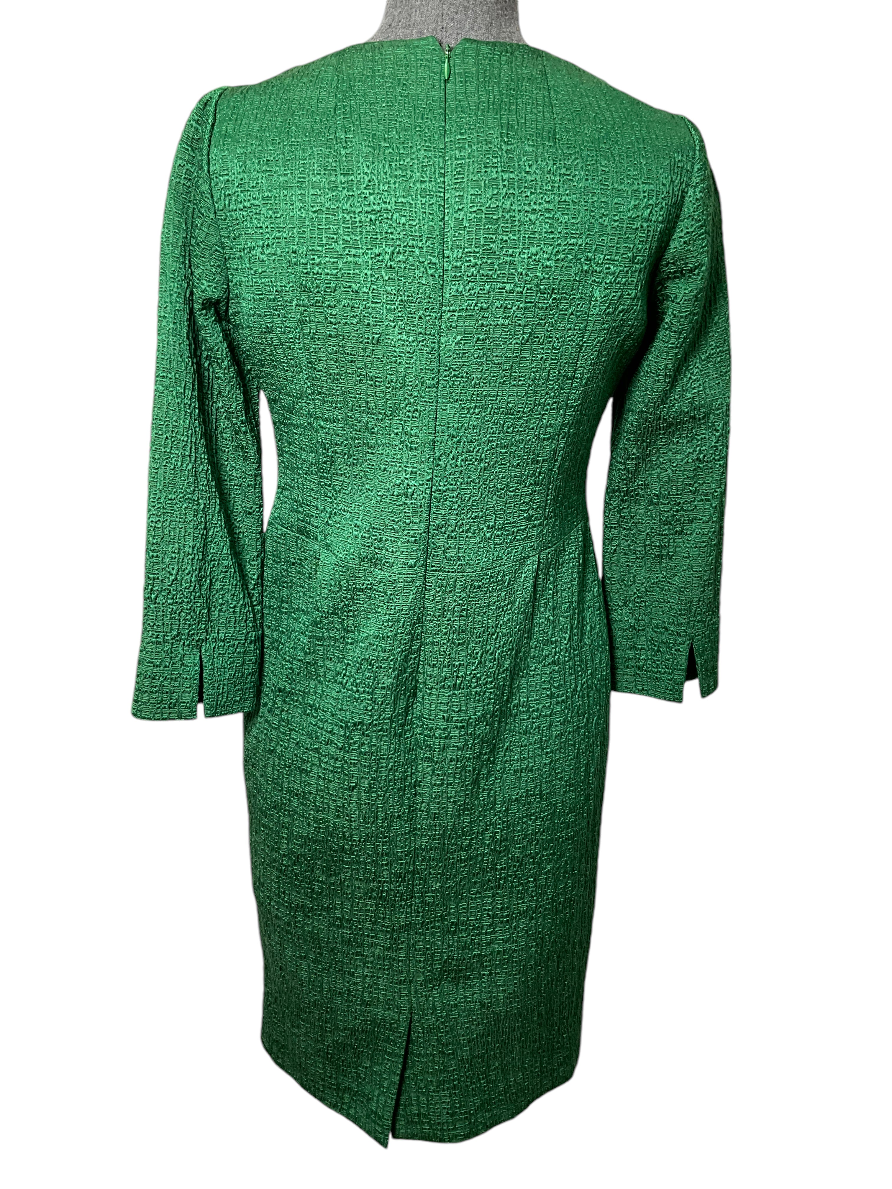 Oscar de la Renta Women's Cowl Neck Midi Dress Size M - Elegant Formal & Cocktail Party Wear for Evening Events
