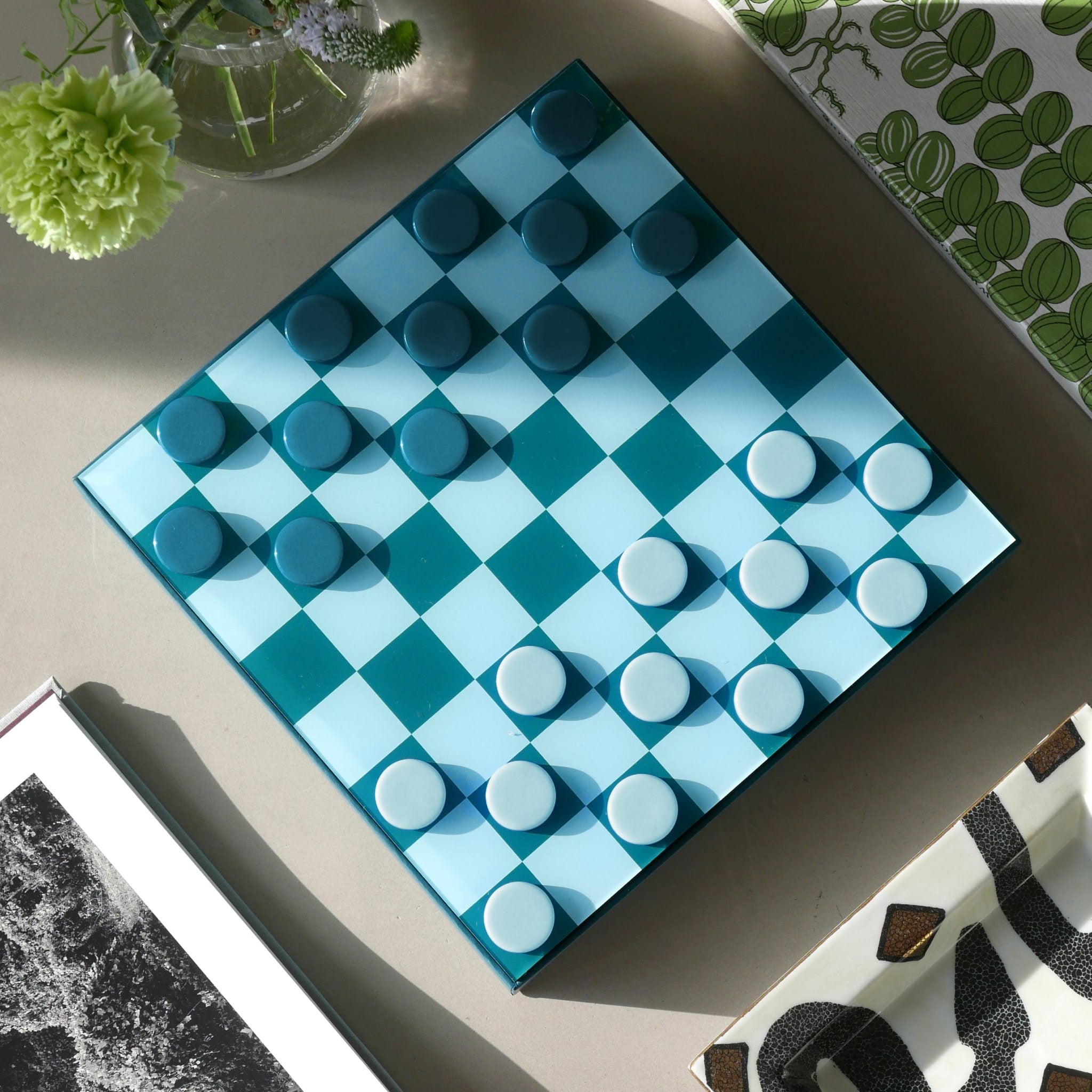 PRINTWORKS Classic Games Checkers Set - Traditional Board Game for Kids & Adults - Perfect for Family Game Nights, Travel & Indoor Entertainment