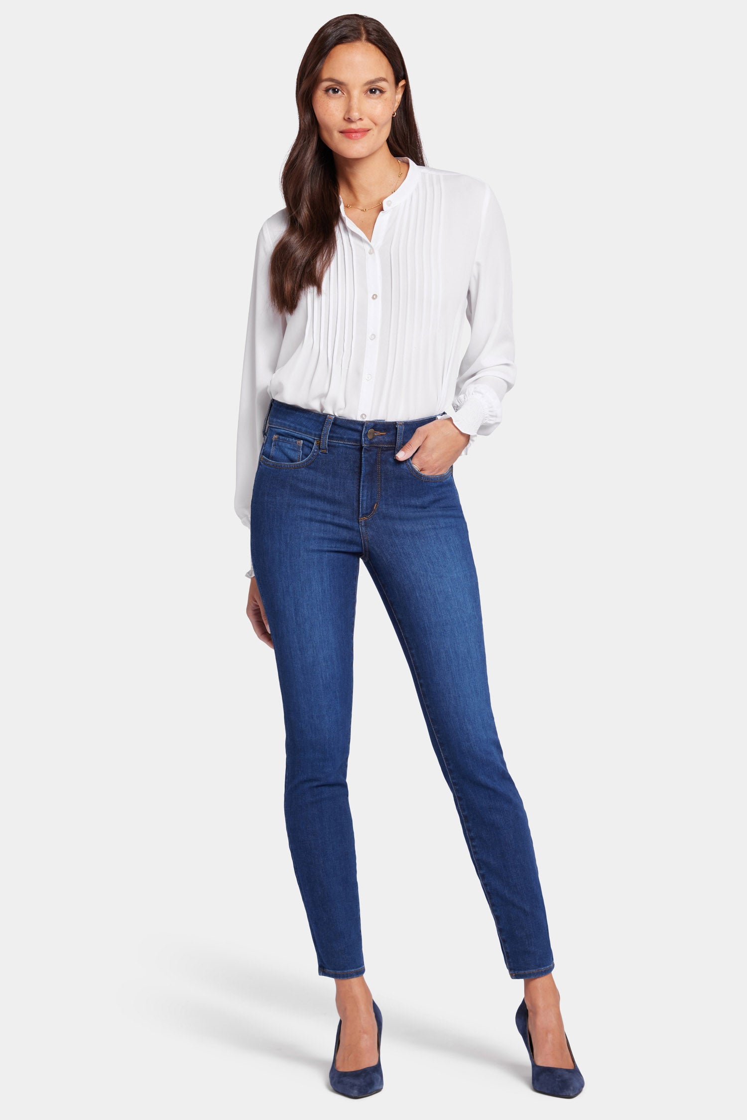 Ami Skinny Jeans for Petite Women - High Waist Stretch Denim Pants | Perfect for Casual Wear, Office Outfits & Night Out