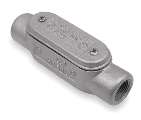 Iron Conduit Outlet Body with Cover - Heavy Duty Electrical Junction Box for Outdoor & Indoor Wiring Installations - Ideal for Commercial, Industrial & Residential Use