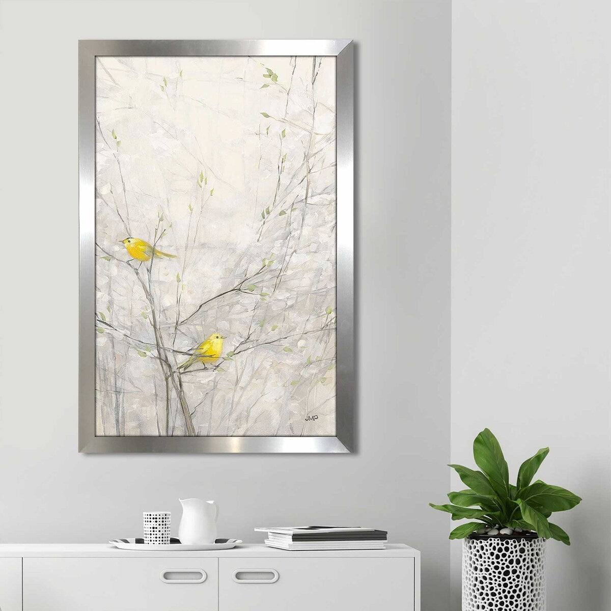 Birds in Trees II by Julia Purinton - Vibrant Acrylic Wall Art Print - Perfect for Living Room, Bedroom & Office Decor