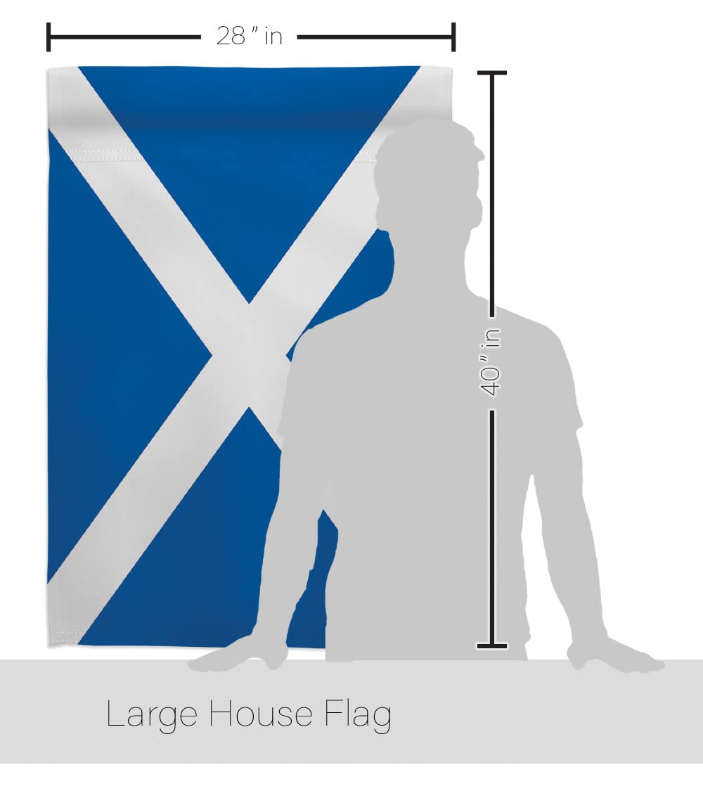 St. Andrews Cross House Flag Set 28x40