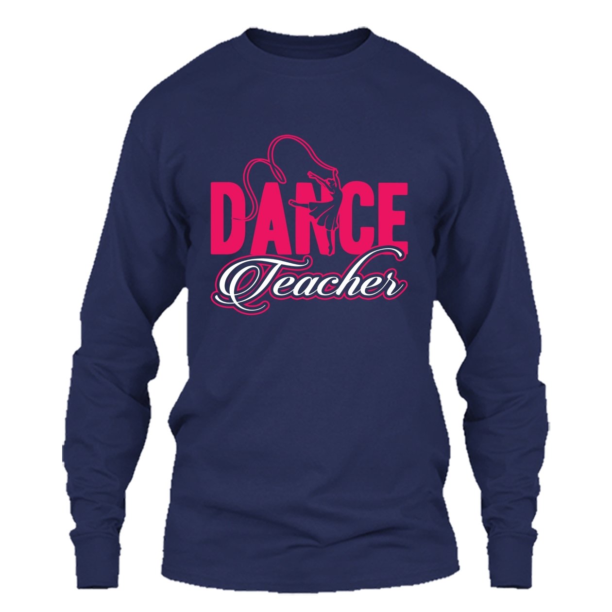 Addblack Dance Teacher T Shirt - Cool Dance Instructor Job Design for Classes, Performances & Dance Studio Wear