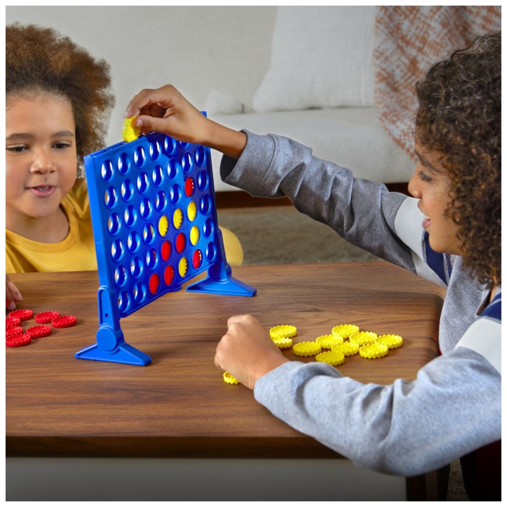 Connect 4 Classic Board Game - Strategy Game for Kids & Adults - Fun Family Game Night Activity - Perfect for Parties, Travel & Indoor Entertainment