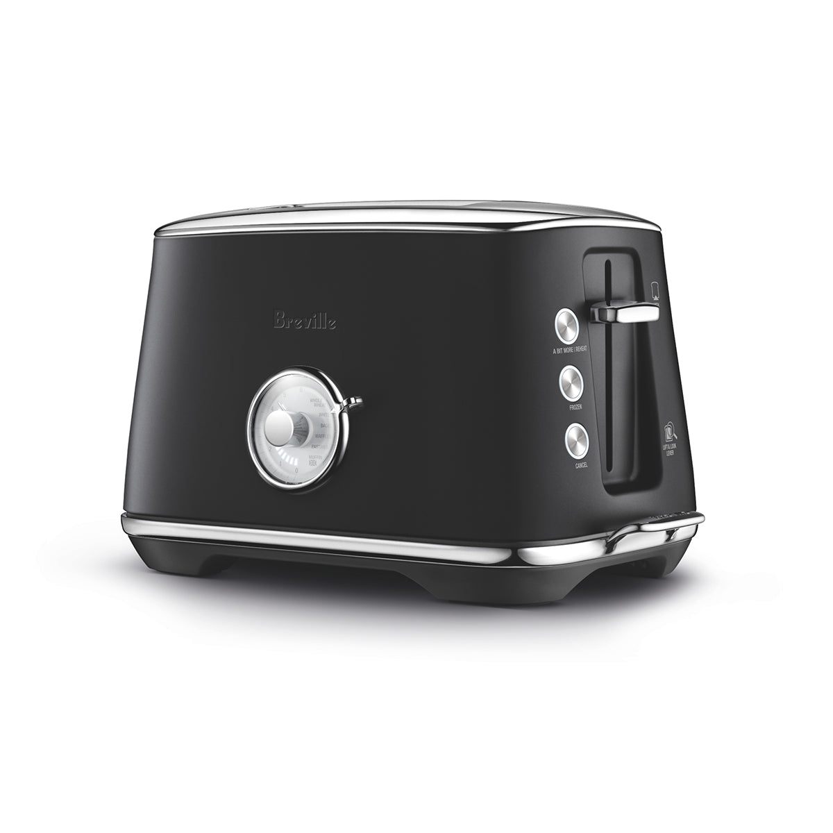 Breville The Toast Select Luxe 2-Slice Toaster - Black Truffle | Premium Stainless Steel, Custom Browning Control | Perfect for Breakfast, Brunch & Home Kitchen