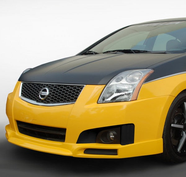 2007-2011 Nissan Sentra SE-R Spec V Front Bumper Lip Spoiler - OEM Style Polyurethane Body Kit - Perfect for Street Racing & Car Shows