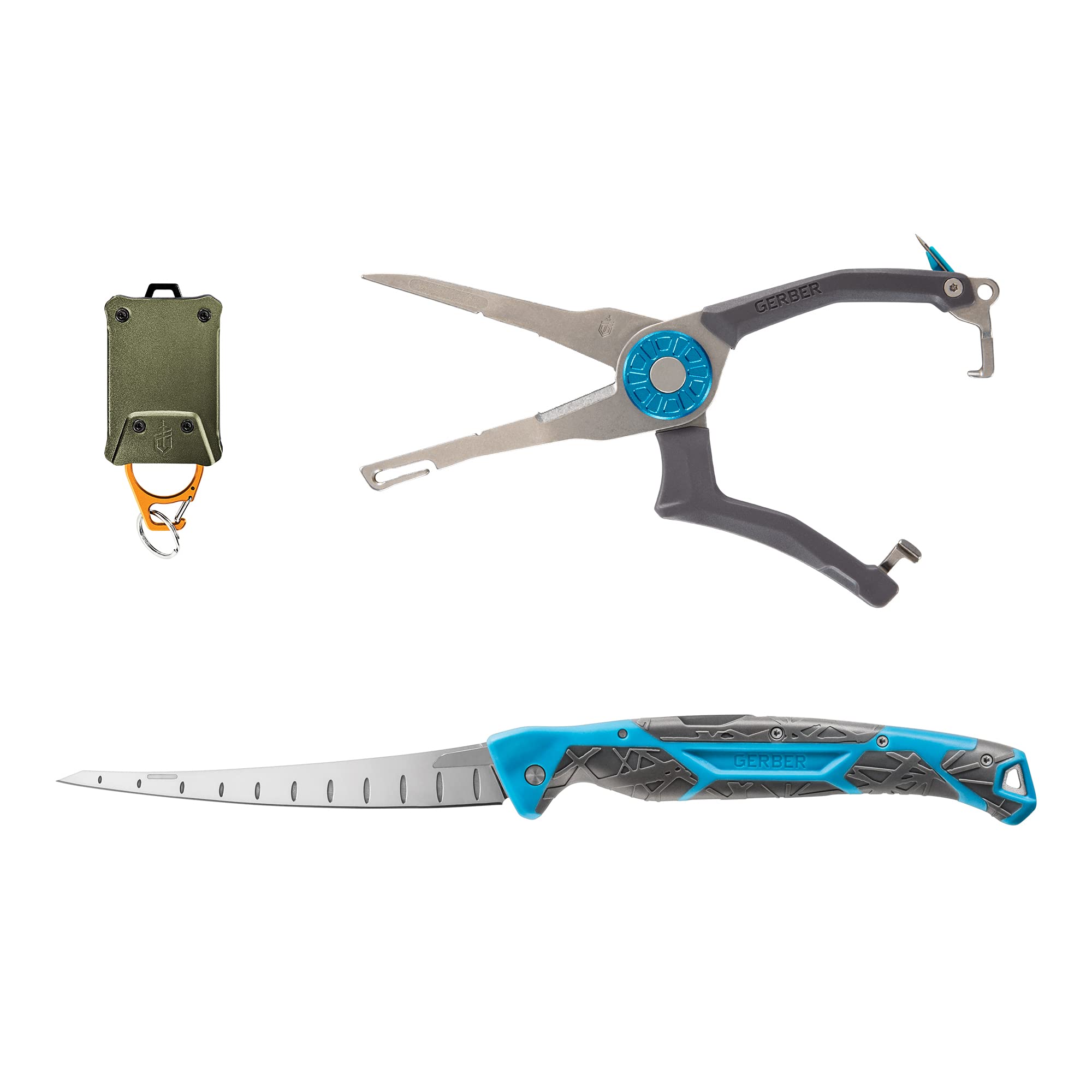 **Gerber Gear Fish Kit - Multipurpose Fishing Tool Set with Hemoplier, Defender Tether & Controller Folding Fillet Knife - Premium Camping & Outdoor Gear for Anglers, Survivalists & Adventurers**    *(Ideal for fishing trips, camping, hiking, emergency preparedness, and outdoor adventures.)*