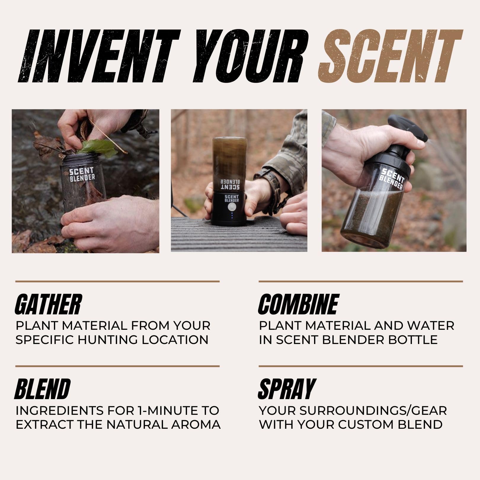 Best Deer Hunting Attractant Spray - Bear & Elk Scent Lure for Hunting & Trapping | Create Natural Cover Scents | Essential Hunting Gear for Outdoor Adventures