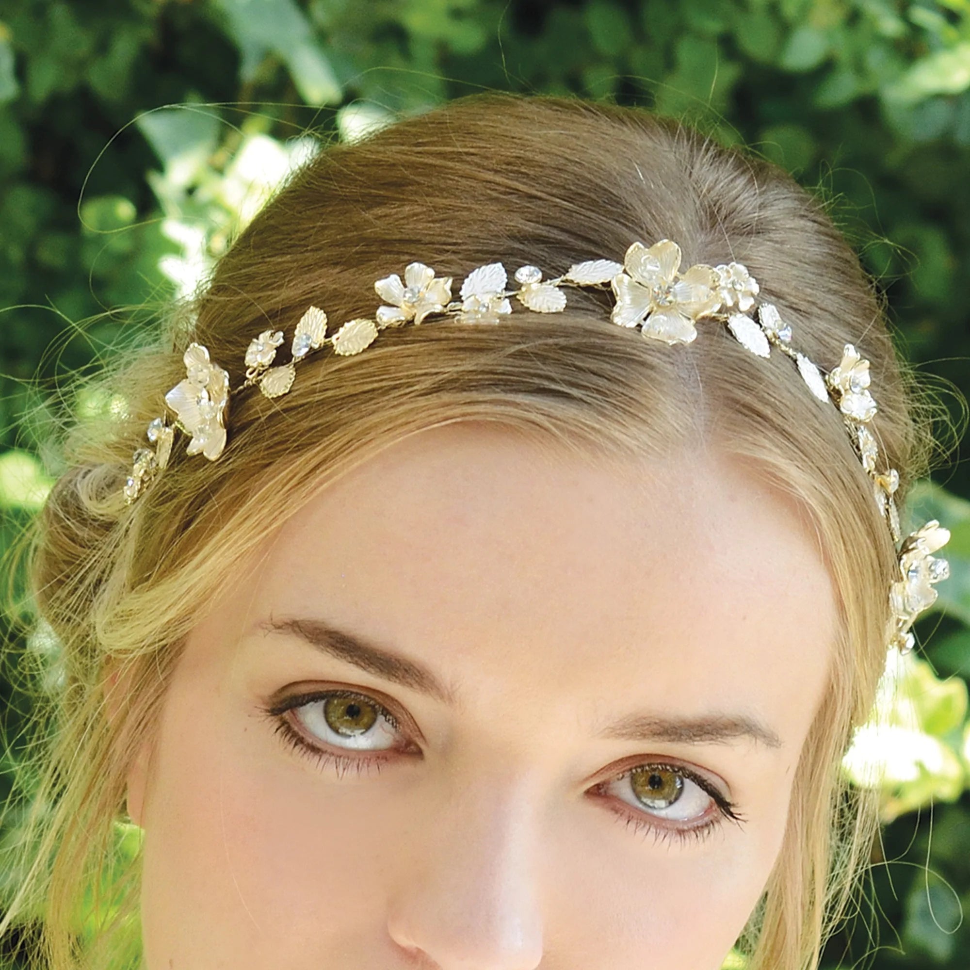 Ivory & Co SOLSTICE Gold Bridal Hair Vine – Elegant Wedding Headpiece for Brides, Bridesmaids, and Special Occasions | Perfect for Boho, Vintage, and Beach Weddings