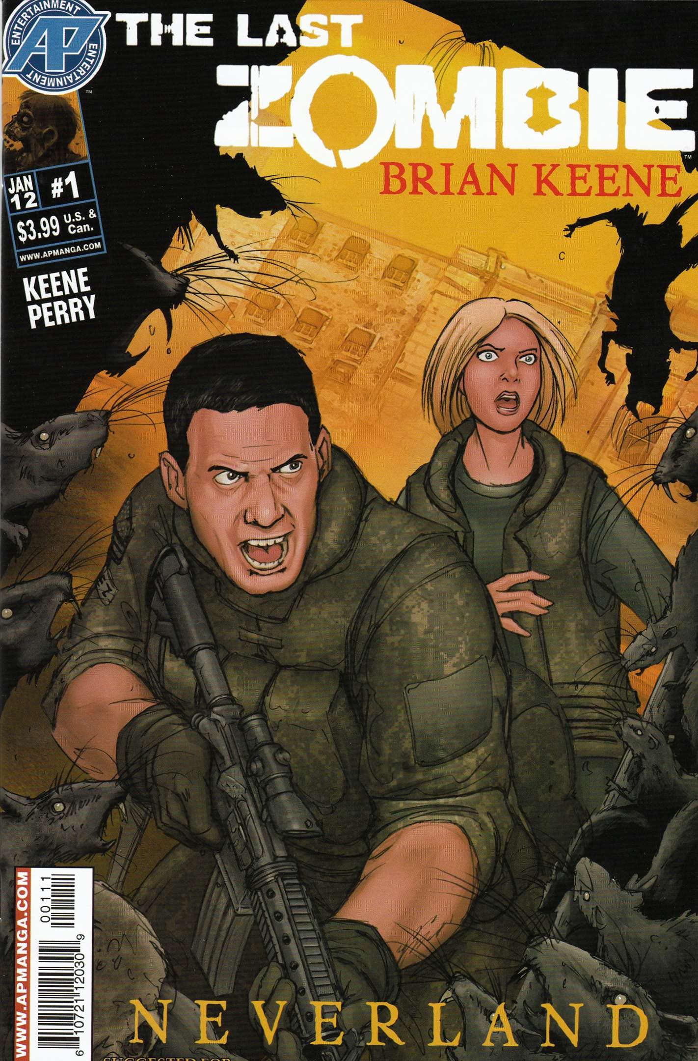 The Last Zombie: Neverland #1 VF - Antarctic Press Comic Book by Brian Keene | Post-Apocalyptic Horror Story for Collectors & Zombie Fans