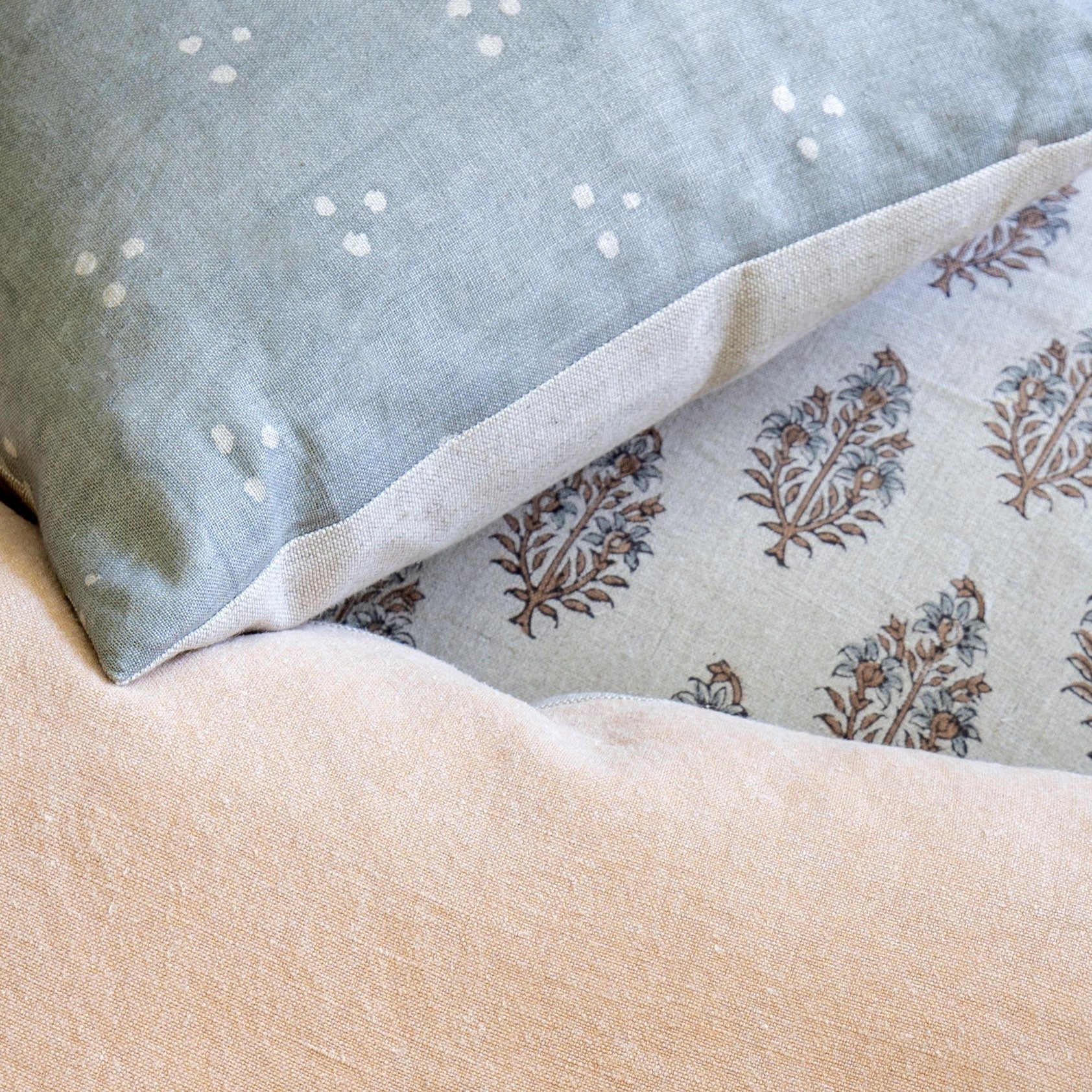Designer Monrovia Sahara Motif Natural Cotton Pillow Cover - Bohemian Home Decor for Living Room, Bedroom & Outdoor