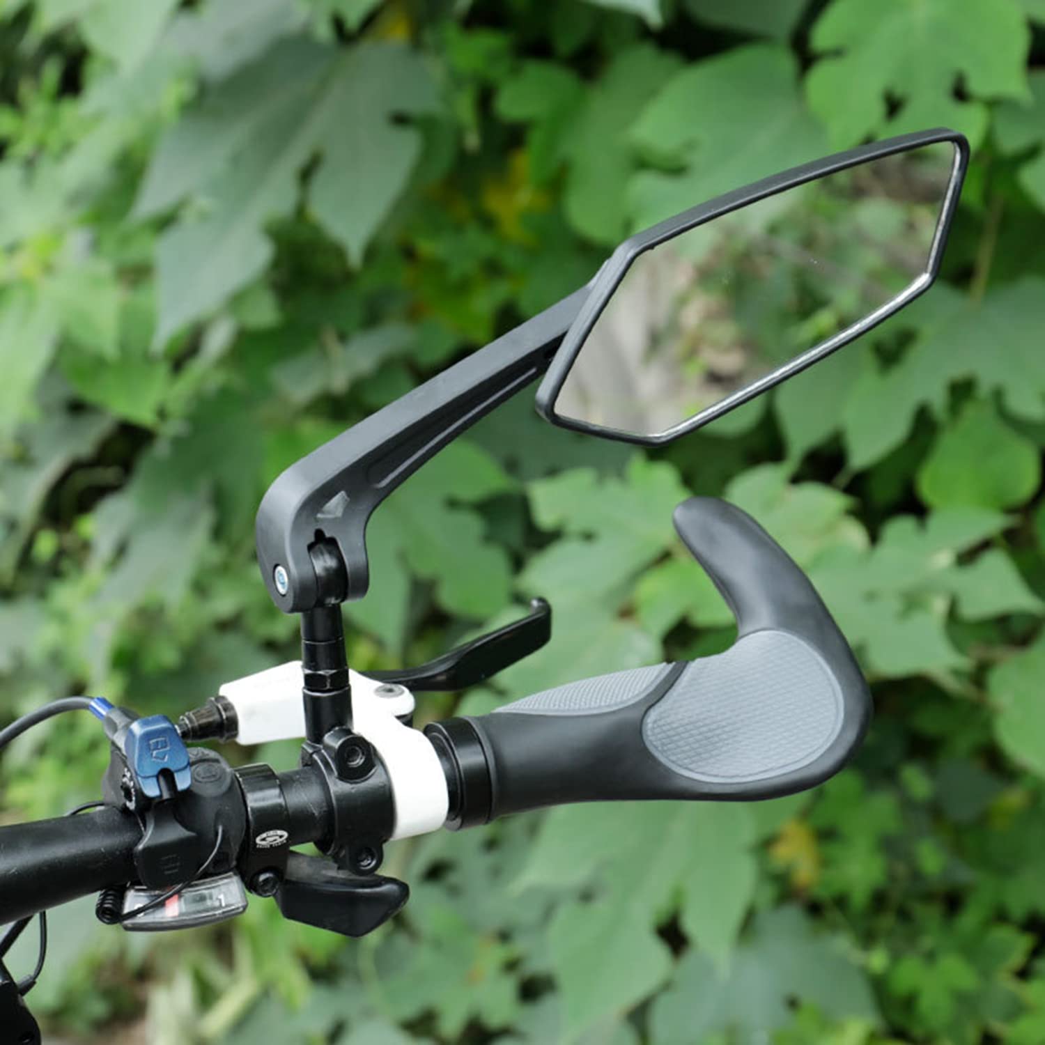 360° Adjustable HD Bike Mirror Set - Large Lens Handlebar Rearview Mirror for Enhanced Cycling Safety | Perfect for Road Bikes, Mountain Bikes & Commuting