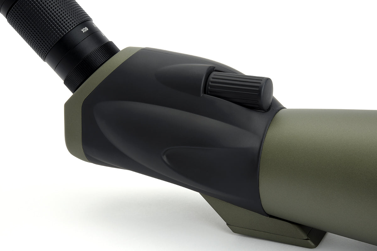 Celestron Ultima 20-60x80mm Angled Zoom Spotting Scope - High Power Magnification for Bird Watching, Hunting & Target Shooting | Waterproof & Fog Proof Design